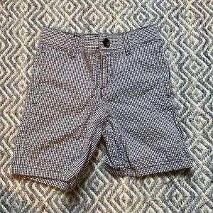 Janie and Jack seersucker gingham shorts